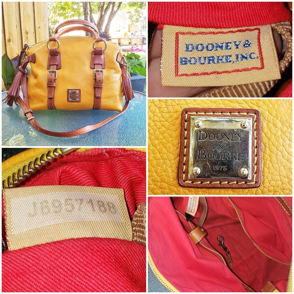 Dooney & Bourke Pebble Leather Satchel - Picture 2 of 9